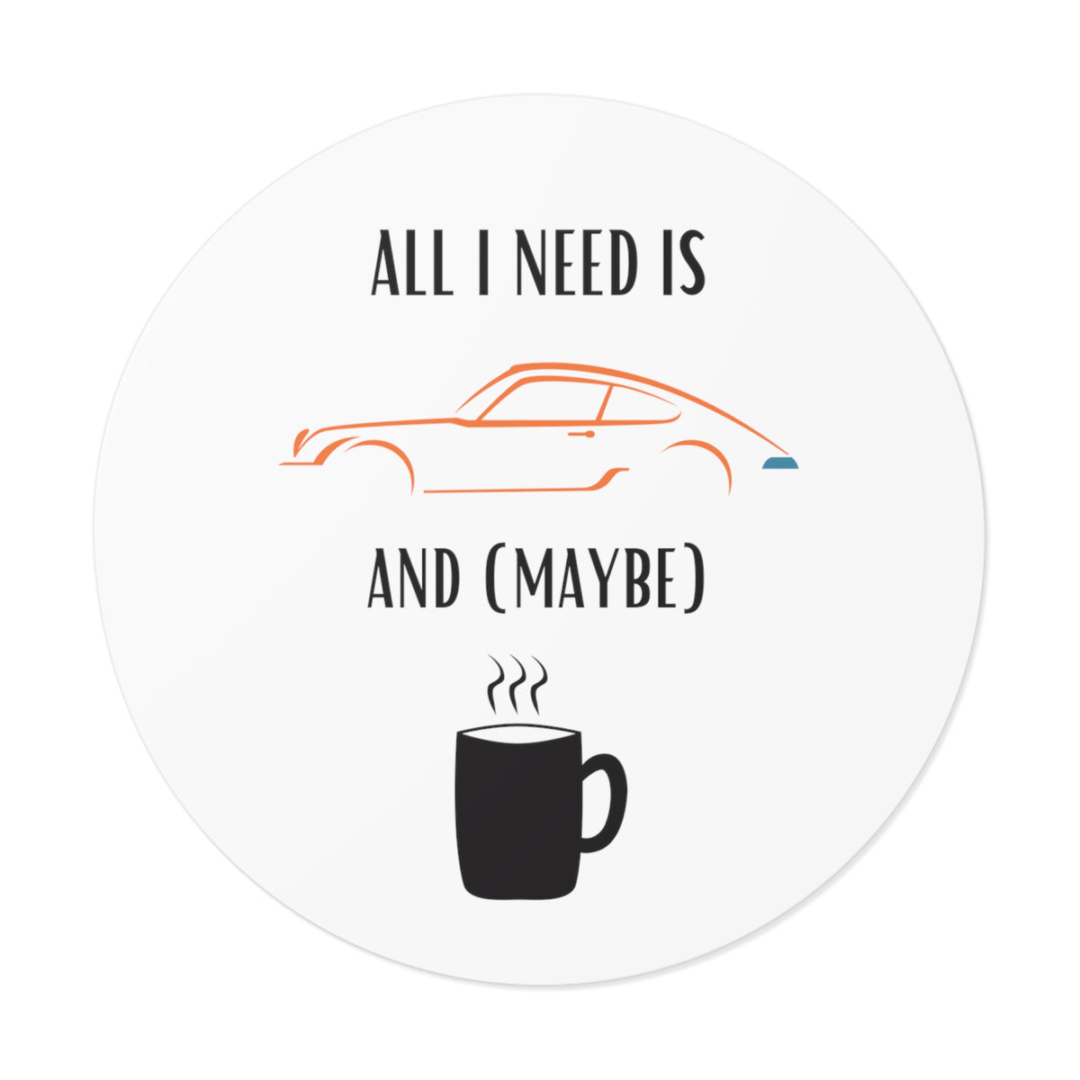 Maybe Coffee Stickers