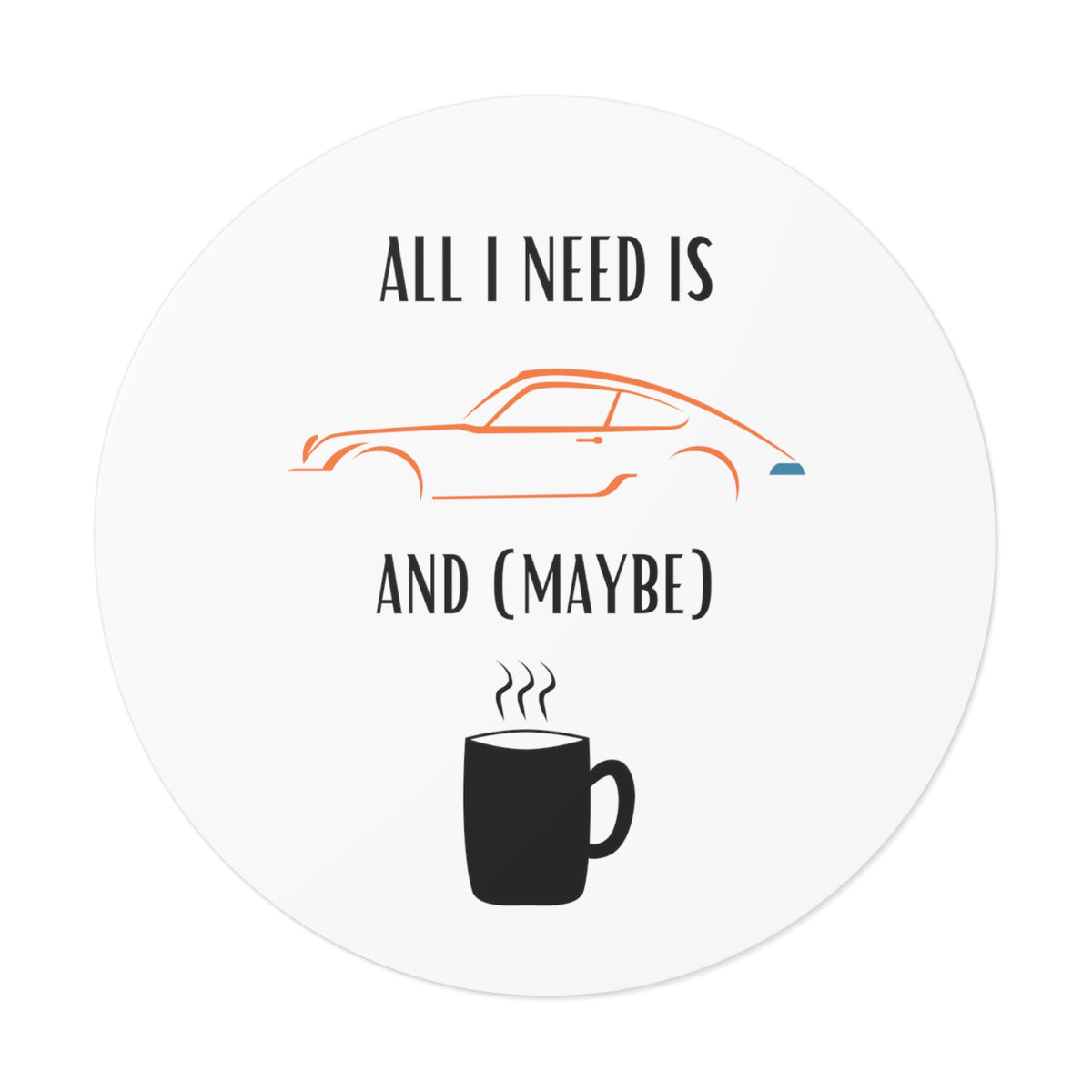 Maybe Coffee Stickers