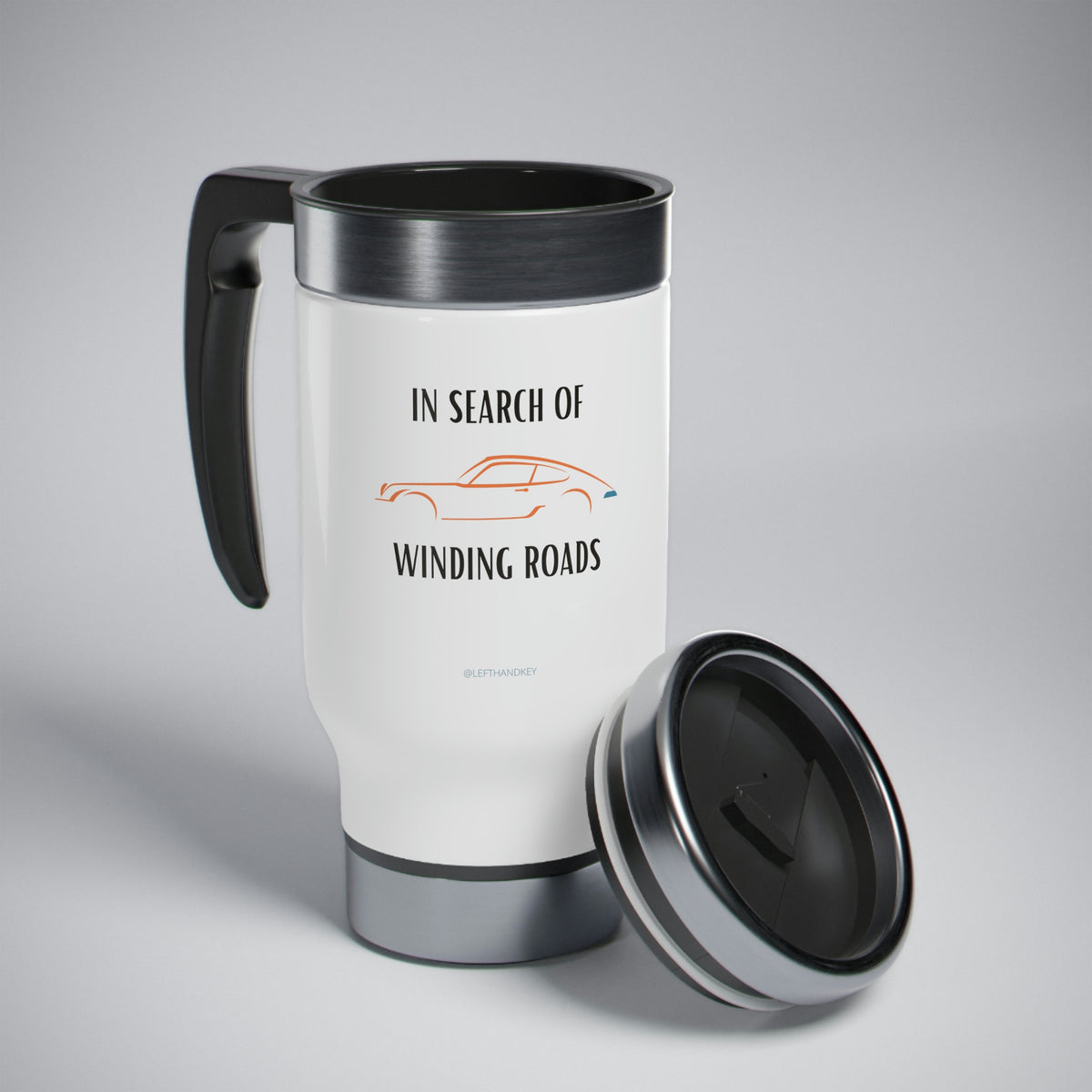In Search of Winding Roads Stainless Travel Mug 14oz