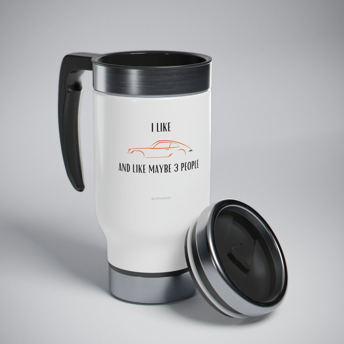 People Who Love to Eat Are Always the Best - Travel mug with a Handle